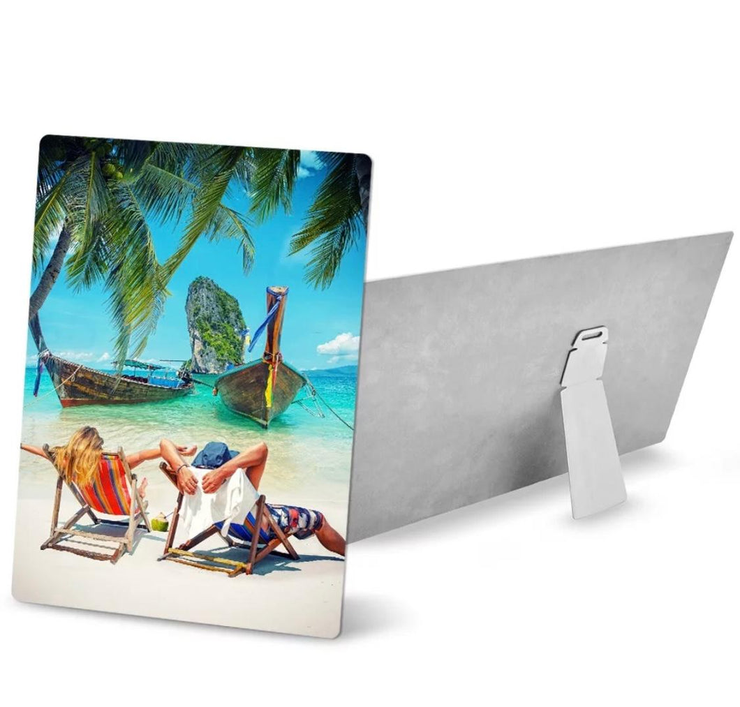 SUBLIMATION ALUMINUM PHOTO PANEL WITH STAND